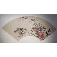 晁谷扇面（议价订购）
